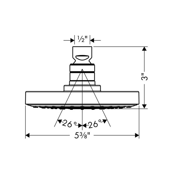 Hansgrohe Raindance S 150 1Jet Shower Head & Reviews Wayfair